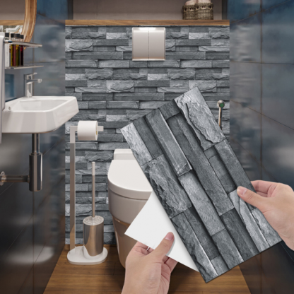 Tapet 3D Gri Piatra