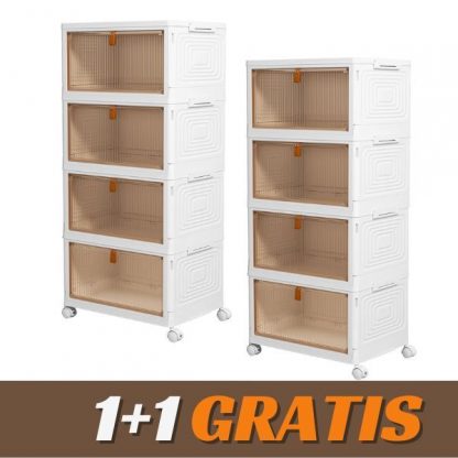 Cutie de depozitare pe roți – StackBox 1+1 GRATIS