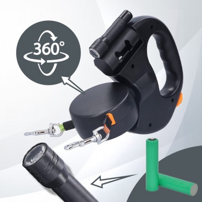 Lesă dublă pentru câini - FlexiPaws