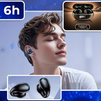 Căști Bluetooth wireless cu microfon – EarClip