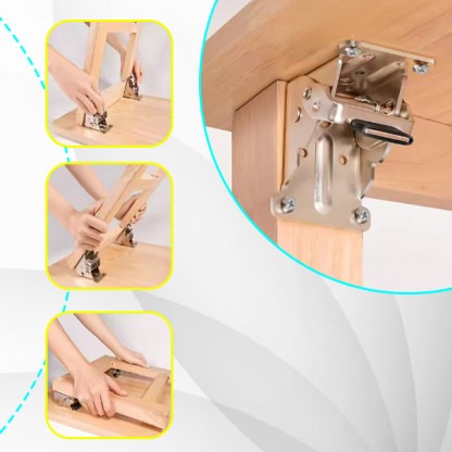 4x Suport pliabil cu blocare de siguranță – FoldSafe