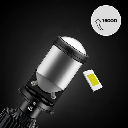 2x H4 Faruri LED cu Tăiere Clară a Luminii - RoadBeam