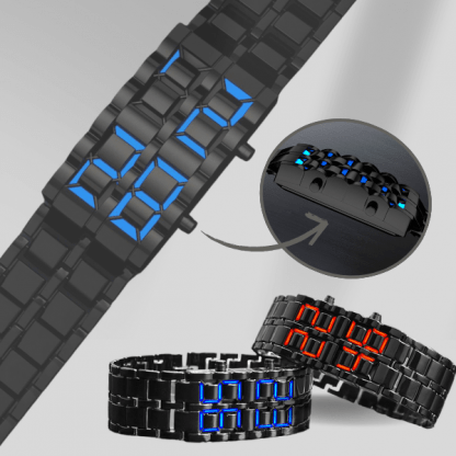 Ceas digital LED de mână - TechTime