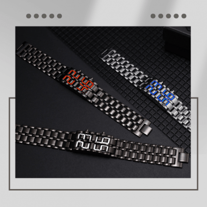 Ceas digital LED de mână - TechTime