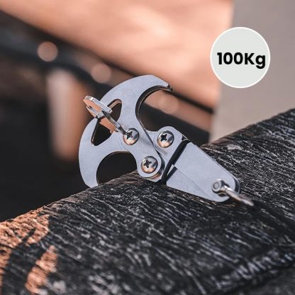 2x Cârlig mecanic cu carabină pliabilă - GrappleMaster